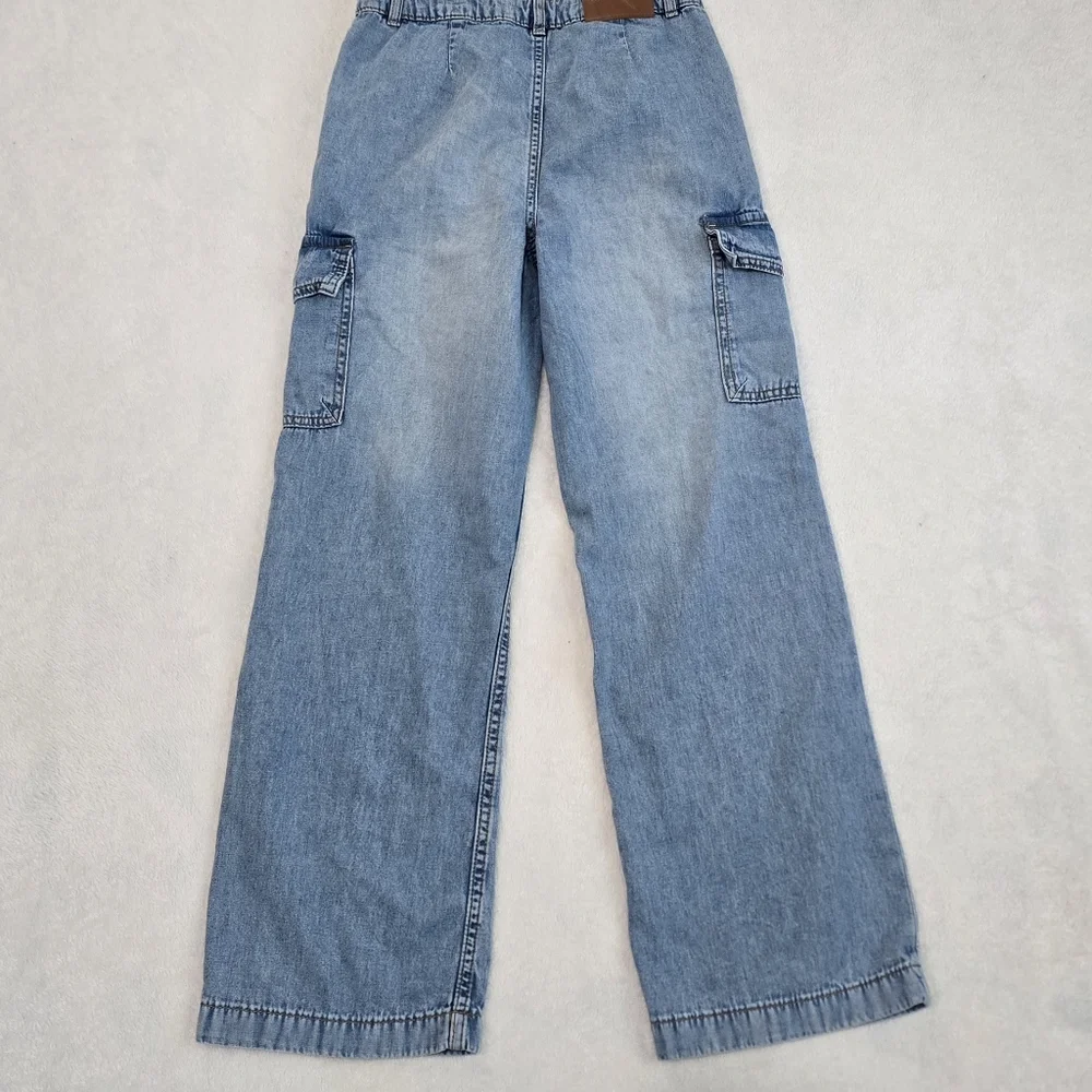 Lot of 2 Girl's Lucky Brand Jeans - Wide Leg Cargo & Zoe Jeggings - Size 14 - Picture 4 of 7